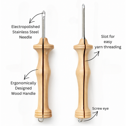 Original Wooden Punch Needle